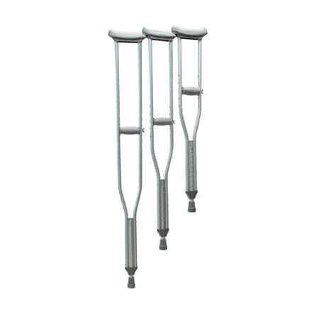 Lumex Crutches Alum Combo Pk 8Pr/Cs PK 3613C-8